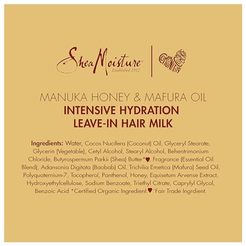 SheaMoisture Leave-In Hair Conditioner - Hydrates & Detangles with Manuka Honey, 8 oz