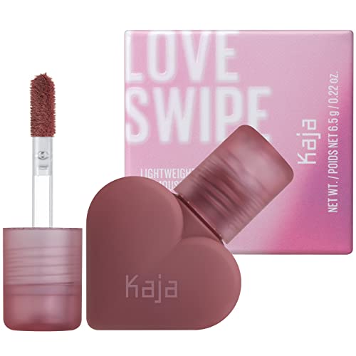 Kaja Lip Mousse - Moisturizing Velvet Finish, Raspberry Seed Oil & Vitamin E - 0.22 Oz (5 Shades)