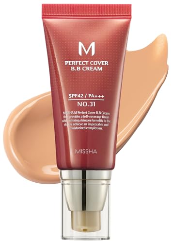 MISSHA M Perfect BB Cream - Natural Coverage, SPF 42, Skin Nourishing, 1.69 Fl Oz