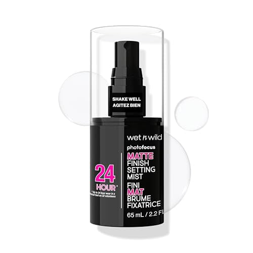 wet n wild Photo Focus Setting Mist - Up to 24HR Wear, Lightweight, Nourishing - 3.4oz