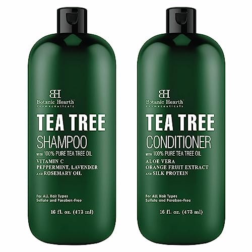 Botanic Hearth Shampoo & Conditioner Set - Soothes Itchy Scalp, Nourishing Ingredients - 16 fl oz