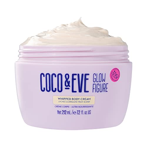 Coco & Eve Body Lotion - Hydrating Cream with Lychee & Dragonfruit, 100% Vegan - 7.2 fl oz