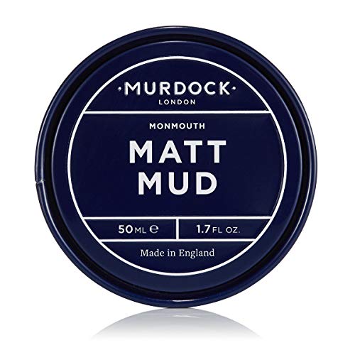 Murdock London Matt Mud - Non-Shine Shaping Clay, Vegan, Clean Label - 1.7 oz