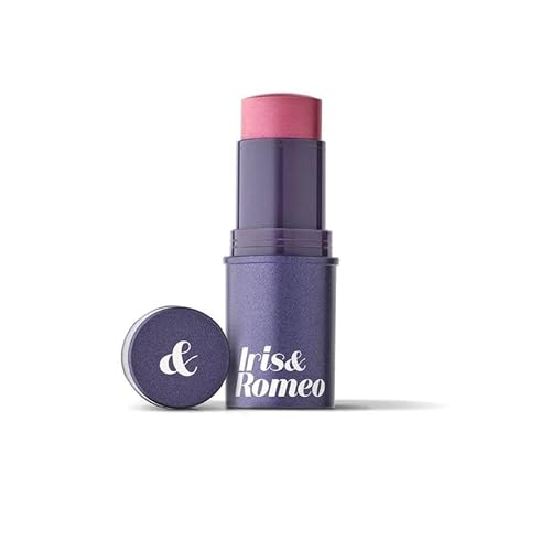 IRIS&ROMEO Ceramide Multi-Balm - Hydrating Color for Cheeks & Lips, English Rose Shade - 0.16oz