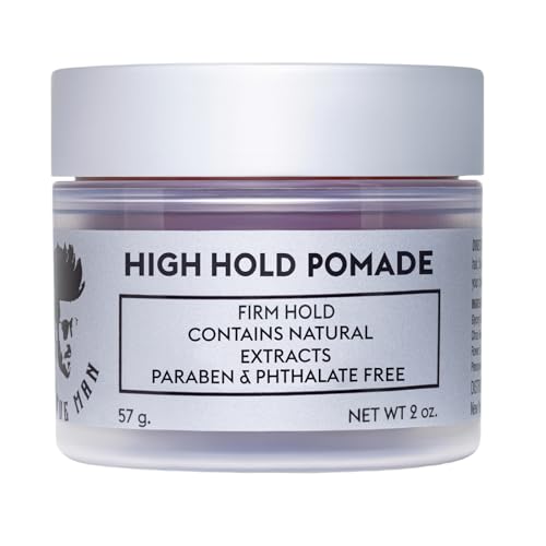 Avenue Man High Hold Pomade - Herbal Extracts for Hair Growth, Paraben-Free - 2oz