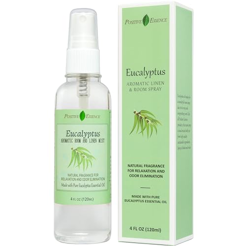 Eucalyptus Linen & Room Spray - Natural Odor Neutralizer, Pure Essential Oil - 8oz