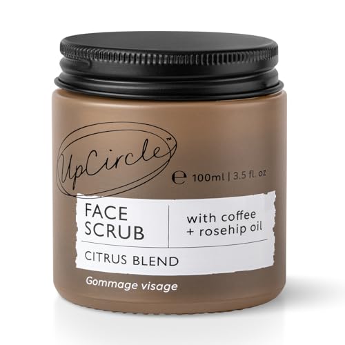 UpCircle Coffee Face Scrub - Nourishing Citrus Blend for Soft, Smooth Skin - 3.5oz