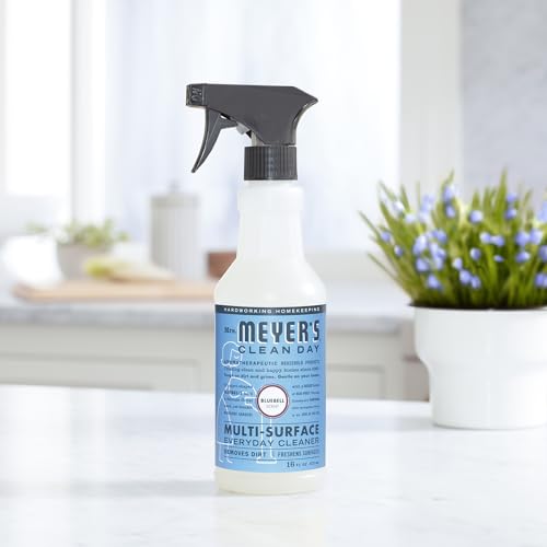 Mrs. Meyer's Multi-Surface Cleaner - Fresh Bluebell Fragrance, Cruelty-Free - 16 fl. oz