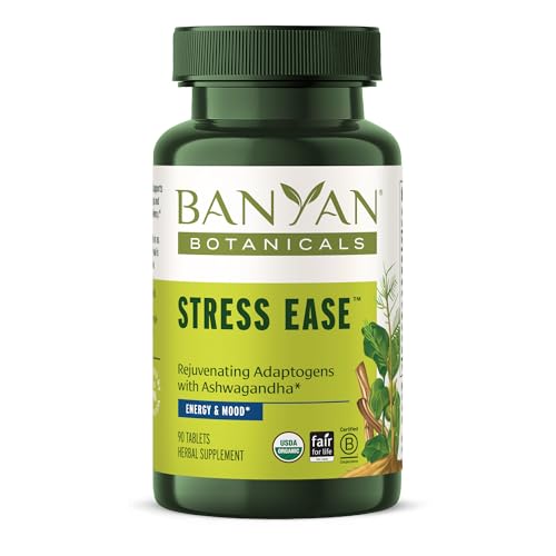 Banyan Botanicals Herbal Supplement - Supports Stress Relief with Ashwagandha - 90 Tablets