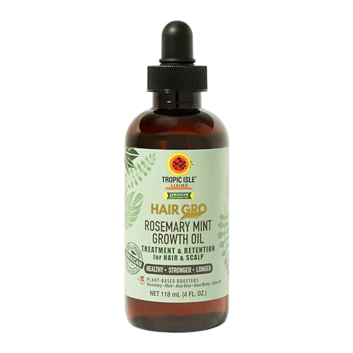 Hair Gro Growth Oil - Revitalizes Hair Follicles, Nourishing Rosemary Mint Formula - 4oz