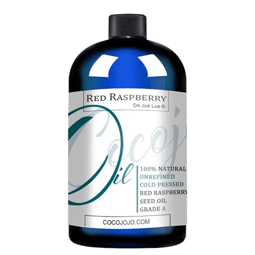 Dr Joe Lab Red Raspberry Seed Oil - Moisturizes, Soothes, Nourishes Skin & Hair - 4oz