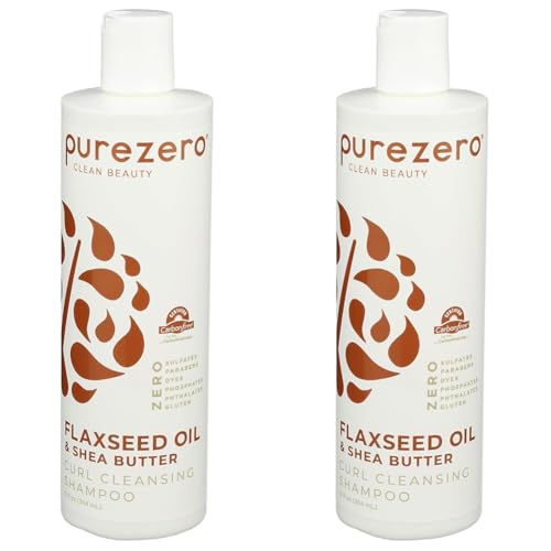 Purezero Curl Cleansing Shampoo - No Animal Testing, Organic Certified - 12oz, Pack of 2