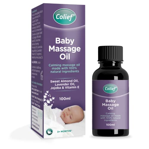 Colief Baby Massage Oil - Nourishing Relief for Colic, 100% Natural Ingredients - 3.38 Fl. Oz