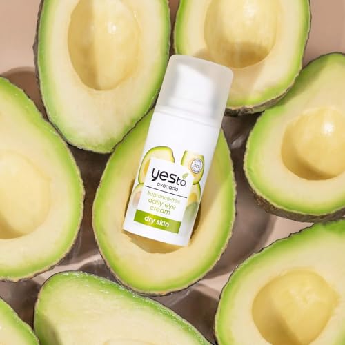 Yes To Avocado Eye Cream - Hydrating Treatment with Hyaluronic Acid & Omega-3s - 0.5 Fl Oz