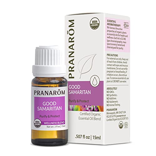 Pranarom Good Samaritan Essential Oil Blend - Promotes Wellness, Purifies Air - 15ml