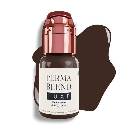 Perma Blend Luxe Lip & Cheek Stain - Rich Brown Microblading Ink, Vegan & Cruelty-Free - 0.5 oz