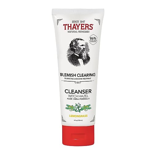 THAYERS Acne & Eczema Cleanser - Treats Breakouts, Organic Ingredients, 4oz