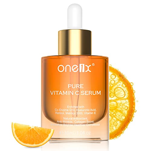 Vitamin C Face Serum - Reduces Dark Spots, Hydrates with Retinol & Hyaluronic Acid - 30ml