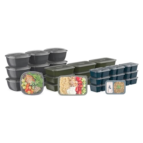 Bentgo Prep Meal Prep Kit - Reusable BPA-Free Containers for Healthy Eating - 60 Pieces