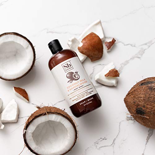 Soapbox Coconut Milk & Sandalwood Body Wash - Cleansing & Nourishing, 16 fl oz