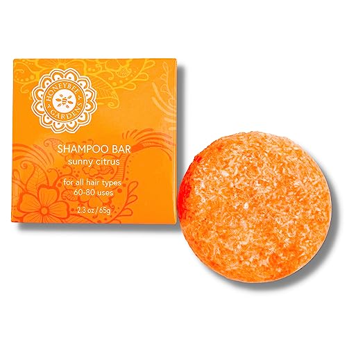 Honeybee Gardens Shampoo Bar - Nourishing Citrus Blend, pH Balanced for All Hair Types - 2.3oz