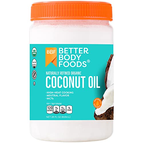 BetterBody Foods Organic Coconut Oil - Energy Boosting, Non-GMO, All-Purpose - 28 Fl Oz