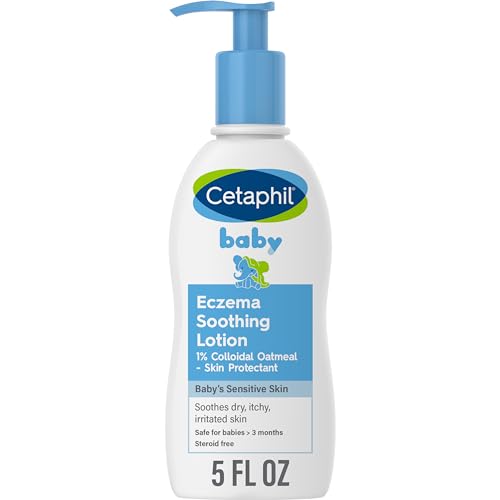 Cetaphil Baby Lotion - Relieves Dry, Itchy Skin, Colloidal Oatmeal, Hypoallergenic - 5 Fl. Oz