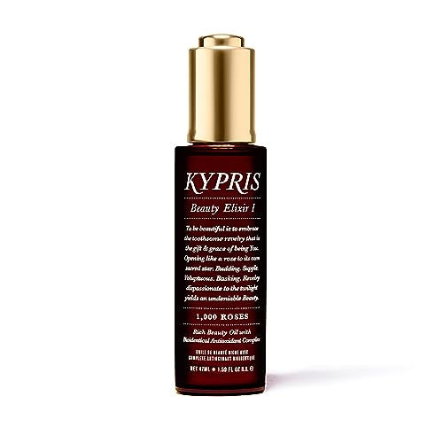 KYPRIS Facial Serum - Moisturizing Elixir with Bioidentical Antioxidants, 1000 Roses - 1oz