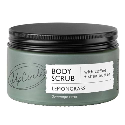 UpCircle Body Scrub - Natural Exfoliator with Coffee, Sea Salt & Coconut Oil - 7.4oz