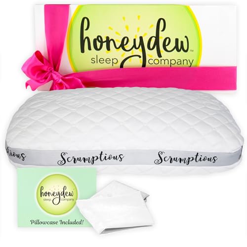 Honeydew Classic Pillow - Cooling Copper Gel, Neck Pain Relief, Adjustable - Queen Size