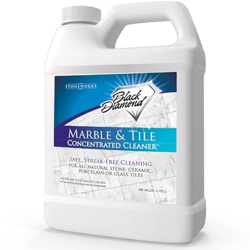 Black Diamond Stoneworks Floor Cleaner - Streak-Free, Non-Toxic, Safe for Natural Stone - 1 Gallon