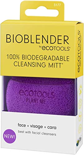 Ecotools Bioblender Facial Cleansing Sponge Set - 100% Biodegradable, Vegan & Cruelty-Free - 2 Pack