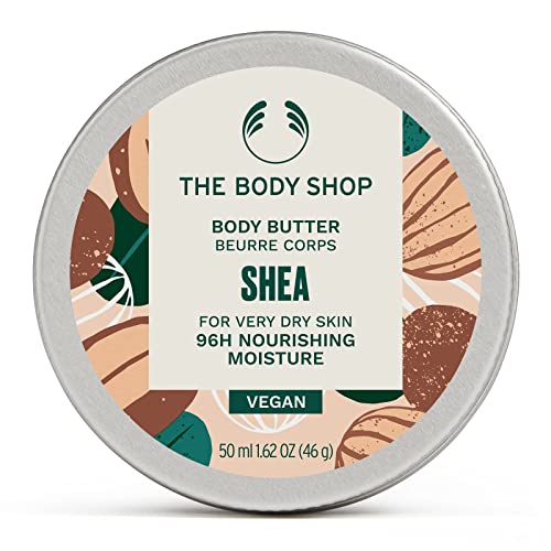 The Body Shop Shea Body Butter - Intense Hydration, Vegan & Natural Ingredients - 1.62 oz