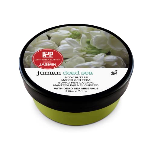 Dead Sea Goods Shea Body Butter - Hydrating, Relaxing Minerals, Jasmin Scent - 200ml