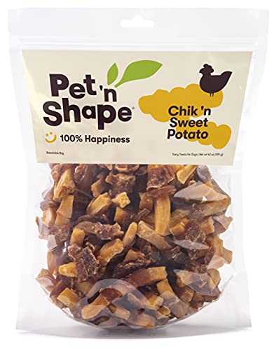 Pet 'n Shape Dog Treats - Natural Chicken & Sweet Potato, Grain-Free - 42oz Resealable Pack