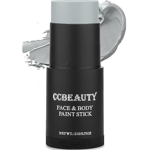 CCBeauty Body Paint Stick - Full Coverage, Hypoallergenic, Vegan, Long-Wear - Light Grey