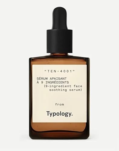 Typology Soothing Face Serum - Moisturizes, Reduces Redness, Vegan, Aloe Scent - 1 fl. oz