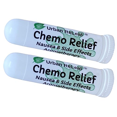 Urban ReLeaf Aromatherapy Inhalers - Natural Relief for Chemo Side Effects, 2 Pack