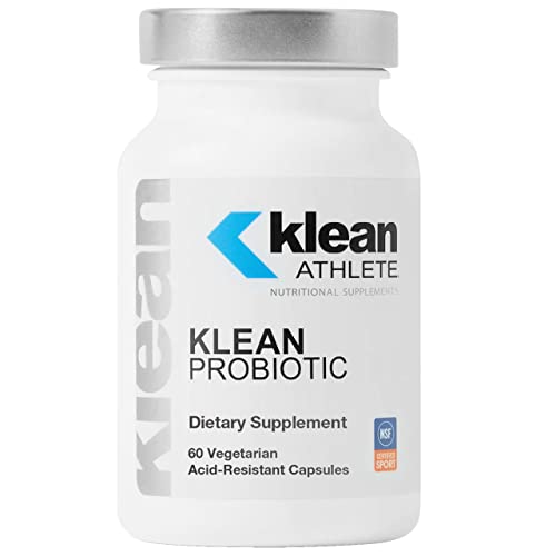 Klean ATHLETE Probiotic - Supports Digestive & Immune Health, NSF Certified - 60 Vegetarian Capsules