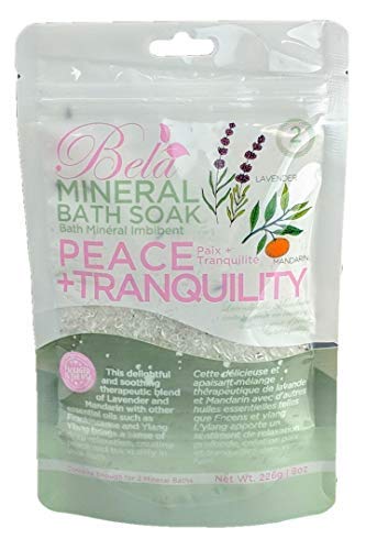 Bela Bath & Beauty Mineral Bath Soak - Relaxing with Essential Oils, 8oz Pouch