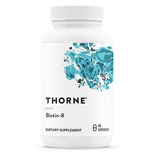 THORNE Biotin 8 - Supports Healthy Hair, Skin & Nails, Natural Ingredients - 60 Capsules