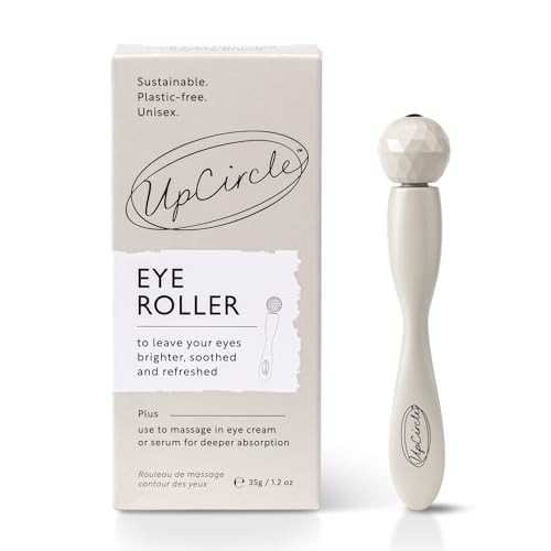 UpCircle Eye Roller - Reduces Dark Circles & Puffiness, Cooling Effect - Metal & Plastic-Free