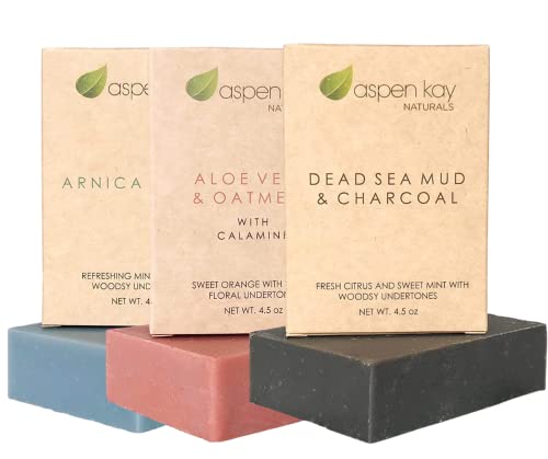 Handcrafted Soap Set - Natural Ingredients, Nourishing & Gentle - 4.5oz Bars with Essential Oils