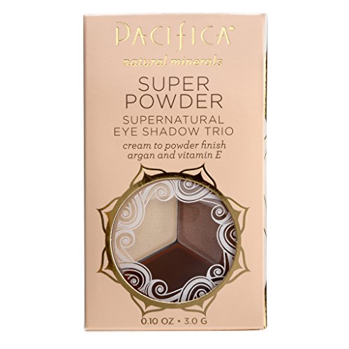 Pacifica Beauty Eye Shadow Trio - 100% Vegan, Creamy Application, Jojoba & Vitamin E - 0.1 Ounce