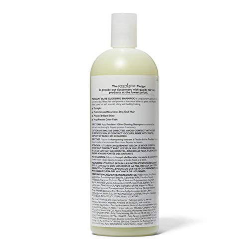 Proclaim Olive Glossing Shampoo - Prevents Color Fading, Nourishes & Detangles - 12oz