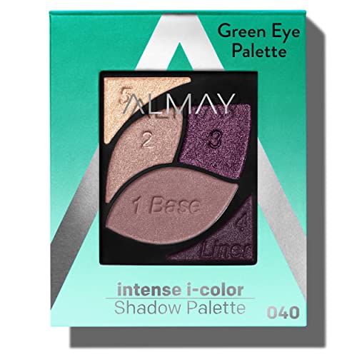 Almay Eyeshadow Palette - Longlasting Color with Antioxidant Primer, Hypoallergenic - 0.1 Oz