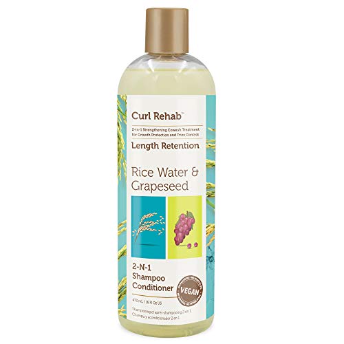 Curl Rehab Hair Care Bundle - Strengthens Curls, Protects & Reduces Frizz - 16oz