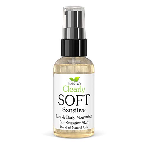 Clearly SOFT Body Oil - Hydrates & Soothes Sensitive Skin, Natural Ingredients - 2 oz