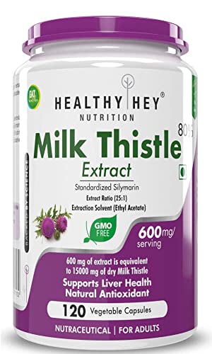 Sheltr Milk Thistle Liver Supplement - 600mg Vegan Extract, High Strength Flavonoids - 120 Veg. Caps