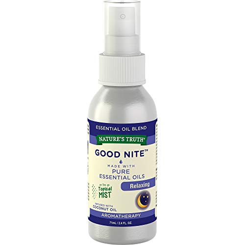 Nature's Truth Goodnite Mist - Calming Hydrating Spray, Floral Citrus Scent - 2.4 Fl Oz